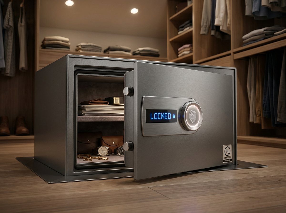 가정용 내화 금고 보안 시스템 - 생체인식 잠금장치